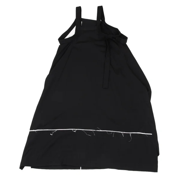 Y's Wool Gaba Cut Off Line Apron Dress K-167734_010