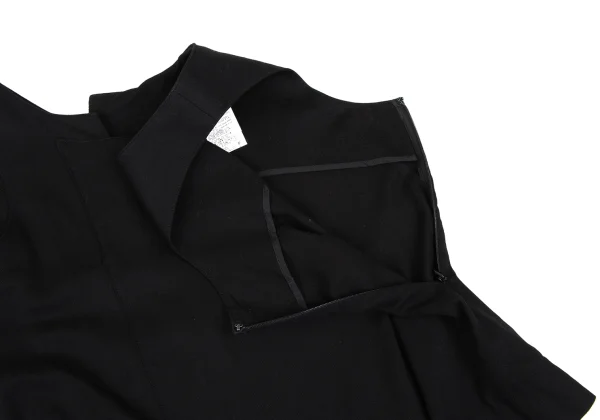 Y's Pleated Wrap Design Sleeveless Dress K-167735_006