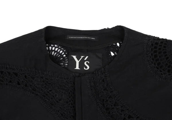 Y's Lace Design French Sleeve Jacket K-167736_004
