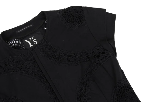 Y's Lace Design French Sleeve Jacket K-167736_007