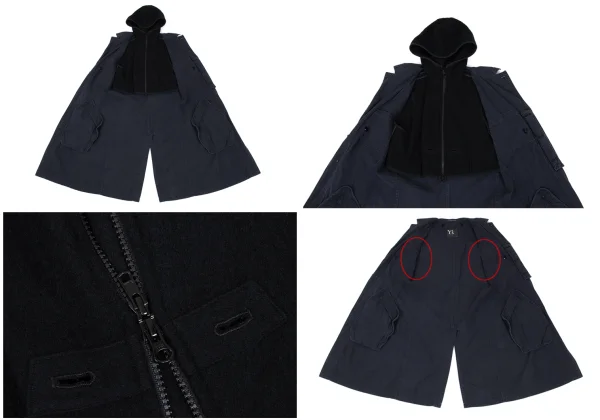 Y's Detachable Hooded Liner Coat K-167737_013