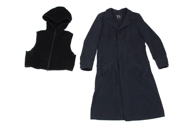 Y's Detachable Hooded Liner Coat K-167737_015