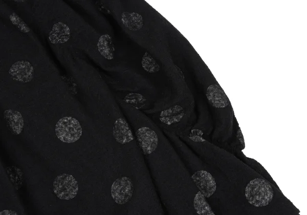 Y's Curve Gathered Inside Dot Print Skirt K-167738_009