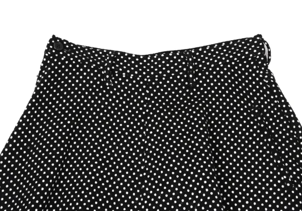 Y's Angora Blend Pin Dot Flare Skirt K-167740_003