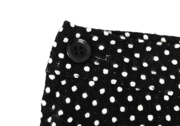 Y's Angora Blend Pin Dot Flare Skirt K-167740_004