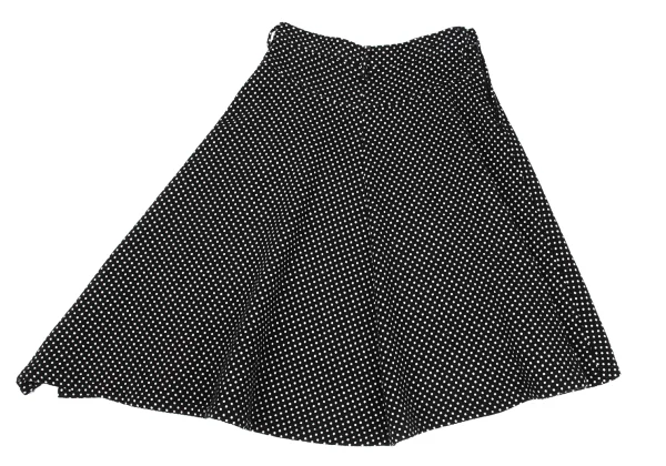 Y's Angora Blend Pin Dot Flare Skirt K-167740_009