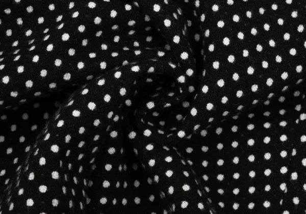 Y's Angora Blend Pin Dot Flare Skirt K-167740_010