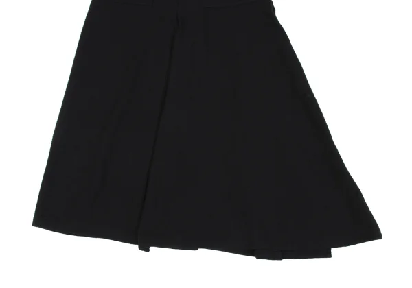 Y's Wool Blend Front Slit Skirt K-167742_007