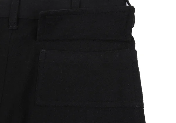 Y's Wool Blend Front Slit Skirt K-167742_011