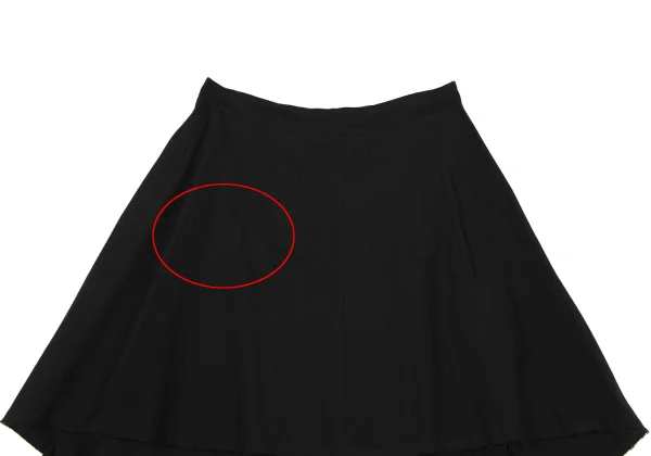 Y's Cupra Cotton Cut-off Hem Skirt K-167743_003