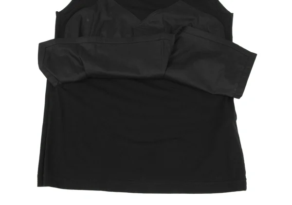 Y's PINK Lyocell Cotton Pasted Design Sleeveless Top K-167744_006