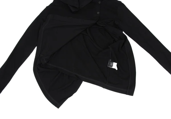 RISMAT by Y's Tencell Nylon Stretch Asymmetry Knit Cardigan K-167747_010