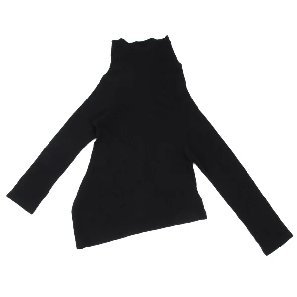 B Yohji Yamamoto Point Logo Print Wool High-neck Knit K-167753_002