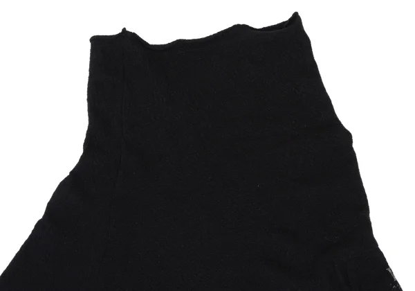 B Yohji Yamamoto Point Logo Print Wool High-neck Knit K-167753_003