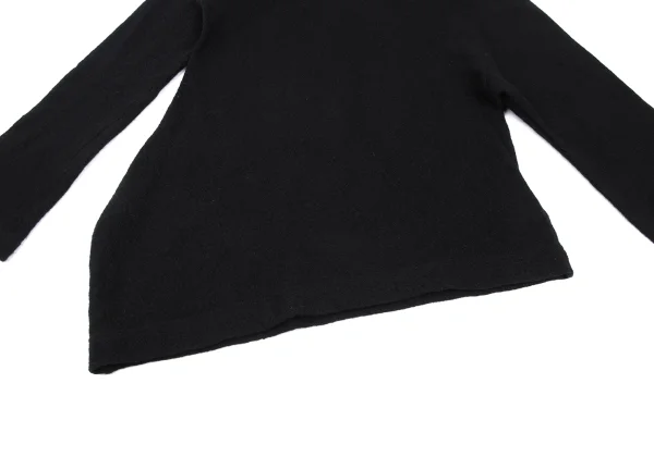 B Yohji Yamamoto Point Logo Print Wool High-neck Knit K-167753_008