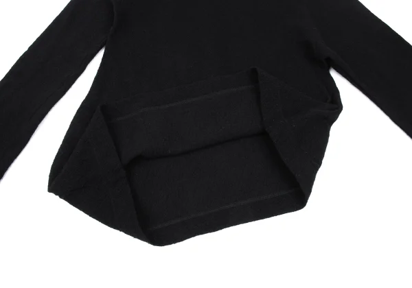 B Yohji Yamamoto Point Logo Print Wool High-neck Knit K-167753_009