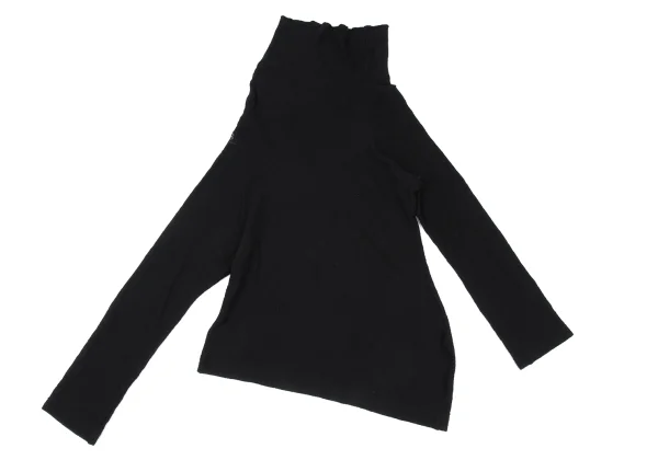 B Yohji Yamamoto Point Logo Print Wool High-neck Knit K-167753_010