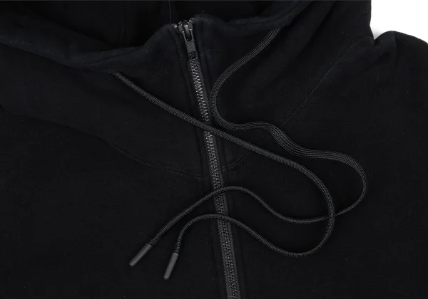 REGULATION yohji yamamoto Cotton Blend Long Zip Hoodie K-167754_005