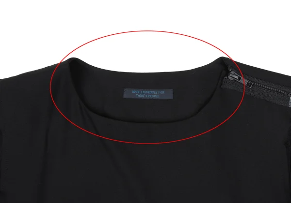 REGULATION yohji yamamoto Round Hem Cut-off Sleeveless Dress K-167755_004