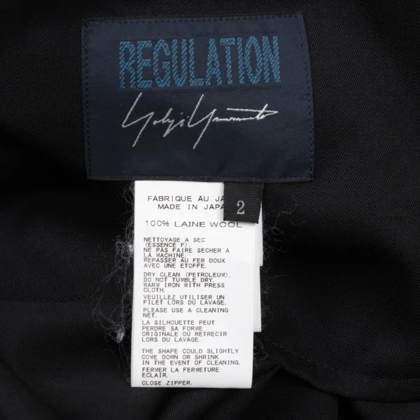 REGULATION yohji yamamoto Round Hem Cut-off Sleeveless Dress K-167755_015