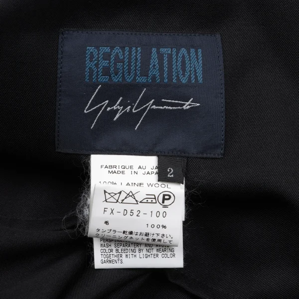 REGULATION yohji yamamoto Round Hem Cut-off Sleeveless Dress K-167755_016