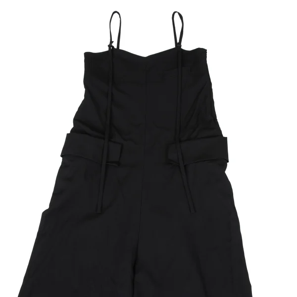 REGULATION yohji yamamoto Wool Gabardine Side Pocket Overalls K-167756_003