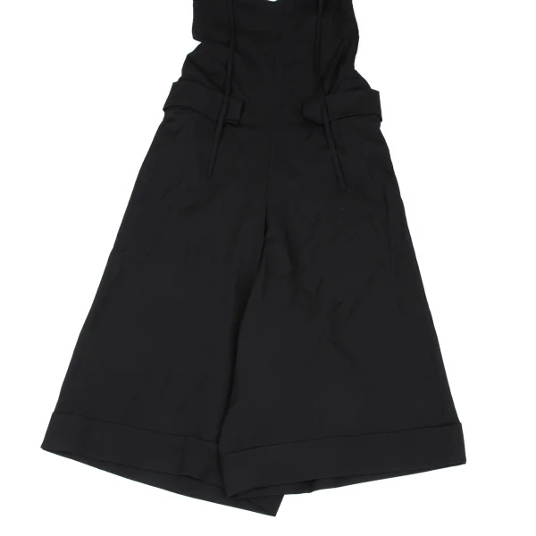 REGULATION yohji yamamoto Wool Gabardine Side Pocket Overalls K-167756_008