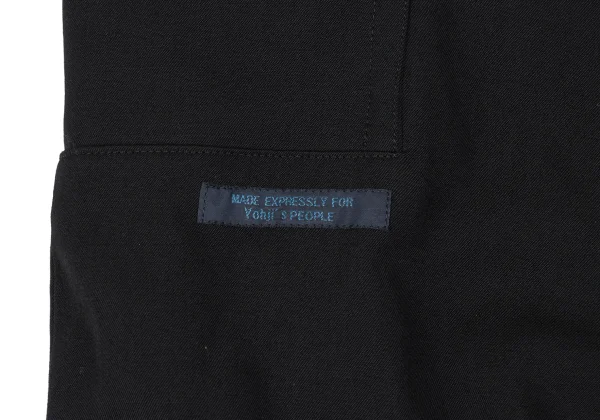 REGULATION yohji yamamoto Wool Gabardine Side Pocket Overalls K-167756_013