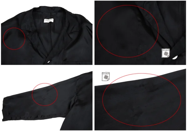robe de chambre COMME des GARCONS Rayon Satin 3B Shirt Jacket K-167758_003