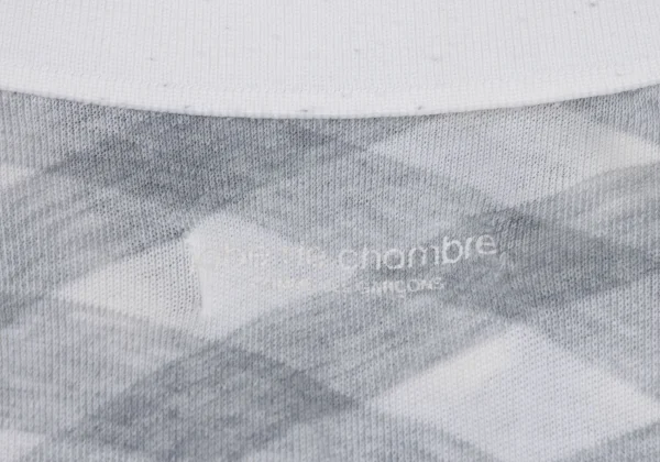 robe de chambre COMME des GARCONS Bias Check Polo Shirt K-167760_013