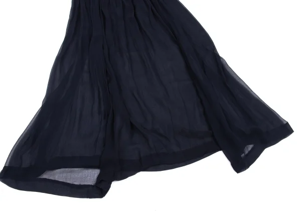 robe de chambre COMME des GARCONS Dyed Velour Waist Sheer Skirt K-167766_005