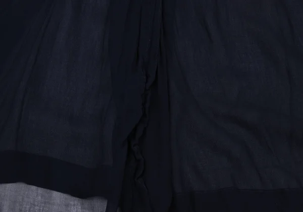 robe de chambre COMME des GARCONS Dyed Velour Waist Sheer Skirt K-167766_006