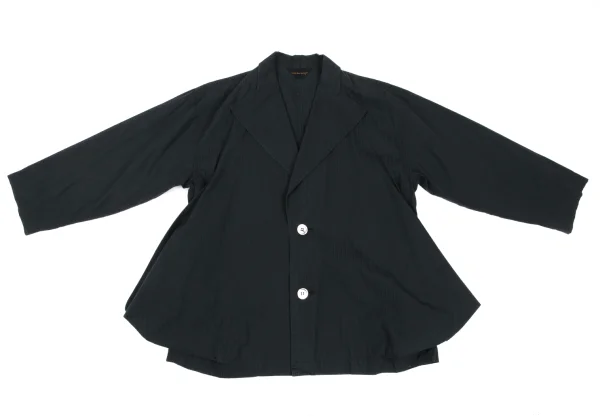 COMME des GARCONS Cotton Stripe Weave Drape Jacket K-167769_002