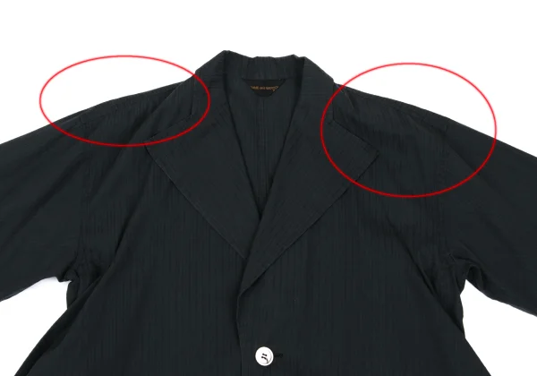 COMME des GARCONS Cotton Stripe Weave Drape Jacket K-167769_003