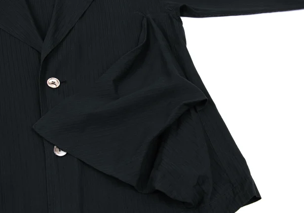 COMME des GARCONS Cotton Stripe Weave Drape Jacket K-167769_012