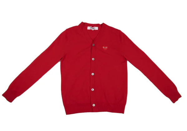 PLAY COMME des GARCONS Heart Patch Cardigan K-167772_002