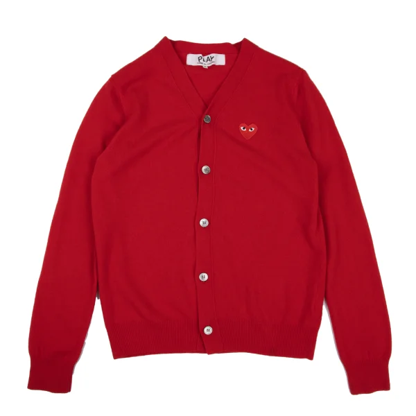 PLAY COMME des GARCONS Heart Patch Cardigan K-167772_003