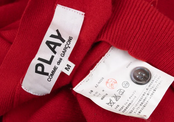 PLAY COMME des GARCONS Heart Patch Cardigan K-167772_016