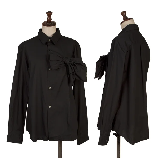 BLACK COMME des GARCONS Cotton Ribbon Design Shirt  Black L K-167776_001