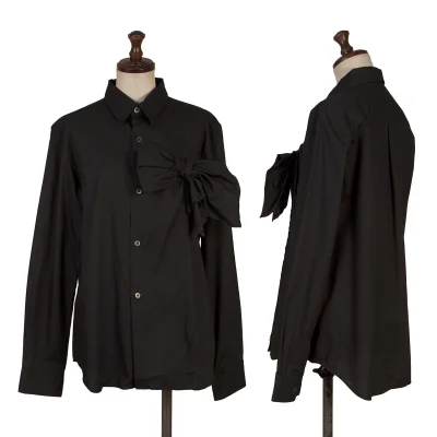 BLACK COMME des GARCONS Cotton Ribbon Design Shirt 