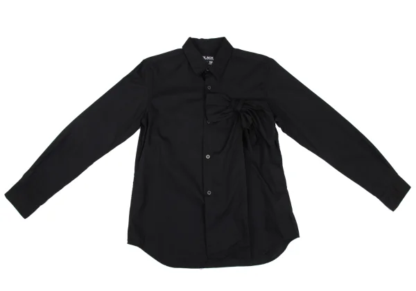 BLACK COMME des GARCONS Cotton Ribbon Design Shirt  K-167776_002