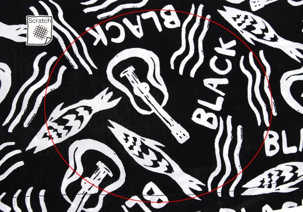 BLACK COMME des GARCONS Cupra Print Short Sleeved Shirt K-167780_015