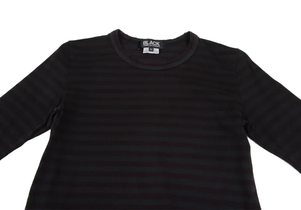 BLACK COMME des GARCONS Gradation Striped T-shirt K-167781_003