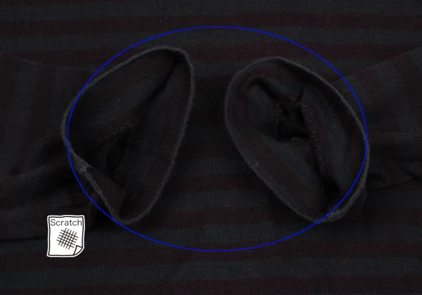 BLACK COMME des GARCONS Gradation Striped T-shirt K-167781_008