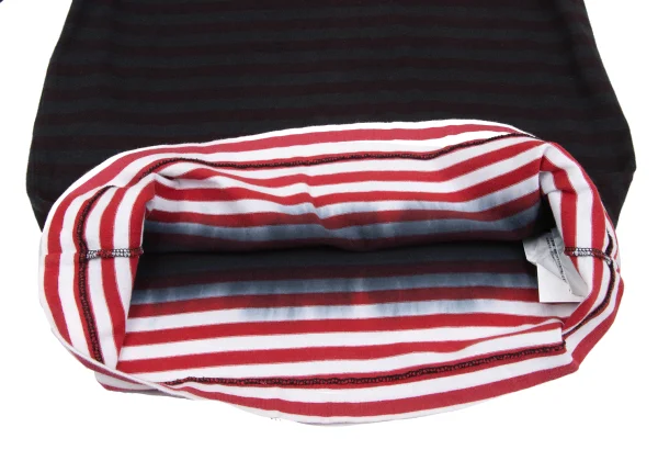 BLACK COMME des GARCONS Gradation Striped T-shirt K-167781_011
