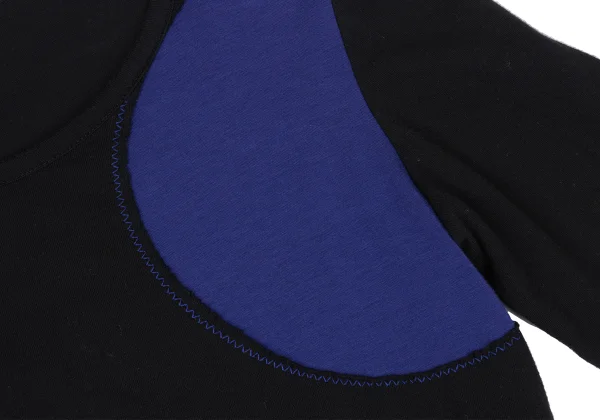 Yohji Yamamoto FEMME Dot Jacquard Zigzag Stitch T-shirt K-167784_005