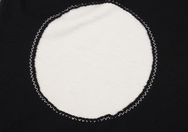 Yohji Yamamoto FEMME Dot Jacquard Zigzag Stitch T-shirt K-167784_009