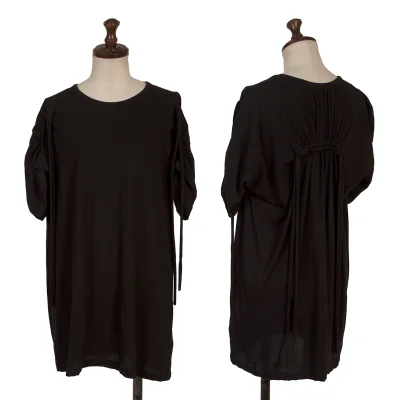 Yohji Yamamoto FEMME Twist Design Cotton T-shirt