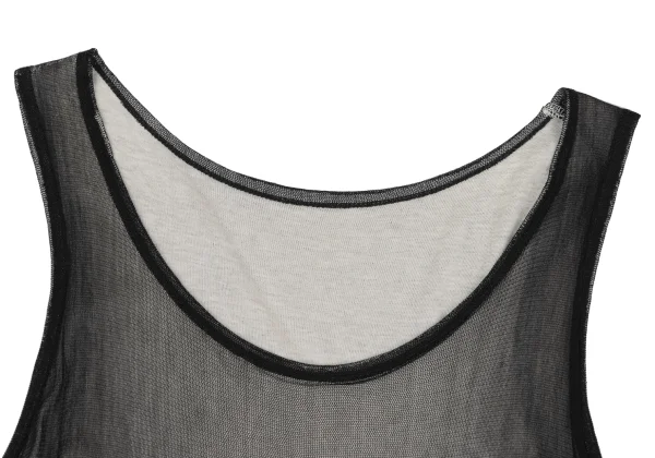 Yohji Yamamoto FEMME Layered Mesh Tank Top K-167787_004