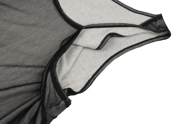 Yohji Yamamoto FEMME Layered Mesh Tank Top K-167787_005